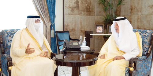  سموه خلال الاستقبال