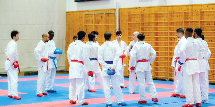 كاراتيه الأخضر يبدأ في الرياض استعداده للدوري العالمي بمصر 