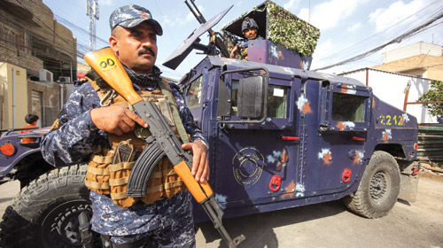  انتشار واسع للشرطة العراقية بعد هجوم كركوك
