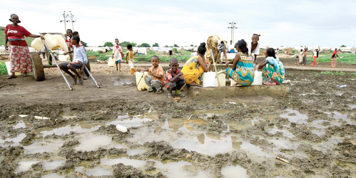  آثار الفيضانات التي ضربت السودان