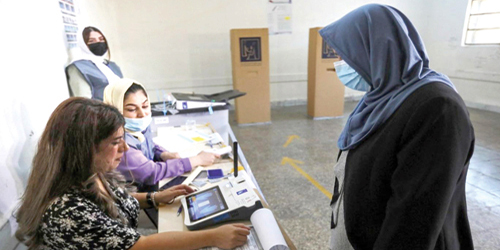  مشاركة في التصويت في الانتخابات العراقية