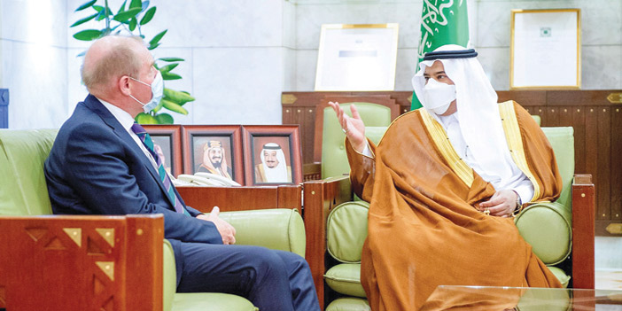 أمير منطقة الرياض بالنيابة استقبل سفير استراليا 