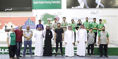 تتويج أبطال البطولة المفتوحة للمبارزة 