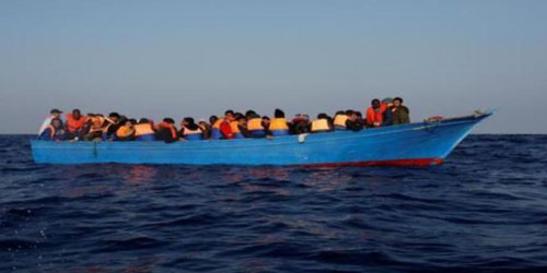 حرس الحدود الليبي يوقف 100 مهاجر غير شرعي 