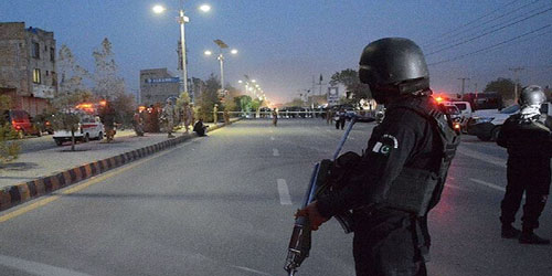 مقتل أربعة من رجال الشرطة في باكستان 