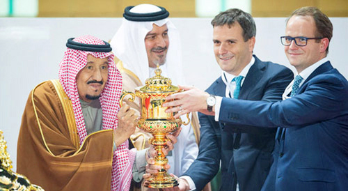  القيادة الرشيدة تولي كأس السعودية للفروسية رعاية واهتماما بالغين