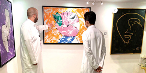 منطقة «المربع» تستقطب الموهوبين السعوديين بأعمالهم الفنية 