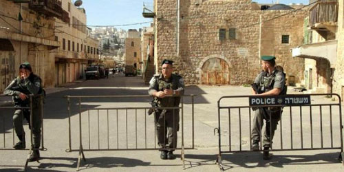 قوات الاحتلال تغلق الحرم الإبراهيمي 
