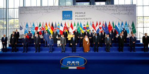 قادة (G20) يتفقون على إجراءات للحد من ارتفاع درجات الحرارة العالمية 