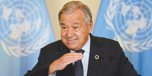 «غوتيريش»: إدماننا للوقود الأحفوري يدفع البشرية إلى حافة الهاوية 