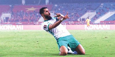 صالح الشهري أفضل لاعب في المباراة 