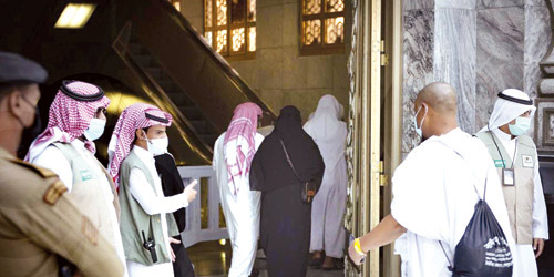  تخصيص أبواب قاصدي المسجد الحرام
