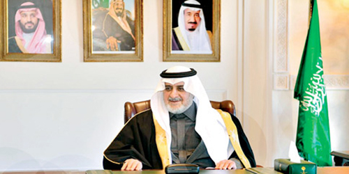  سموه خلال اللقاء