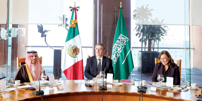  جانب من لقاءات وزير الخارجية السعودي في المكسيك