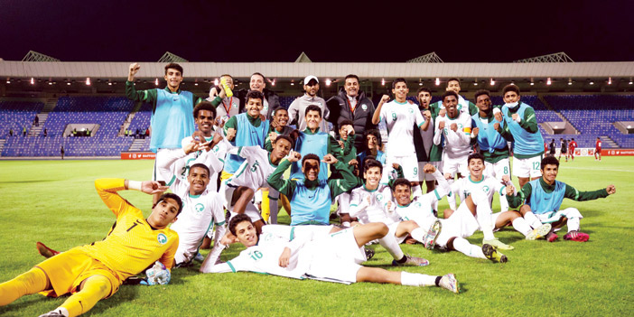  فرحة صغار الأخضر بالتأهل للنهائي