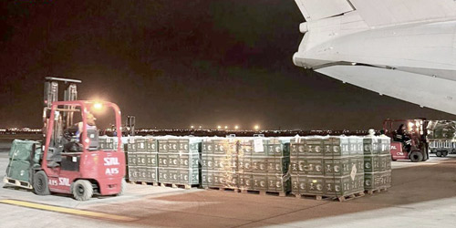 مغادرة طائرتين إغاثيتين تمثلان أولى طلائع الجسر الإغاثي السعودي لدعم الشعب الأفغاني 