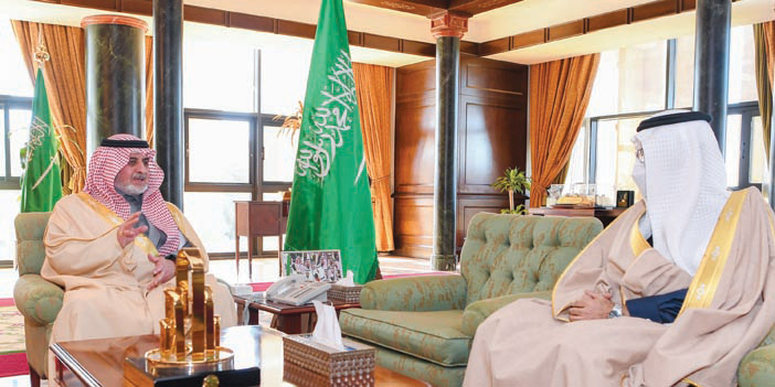  سموه خلال اللقاء