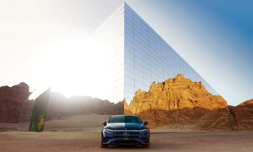 بعد أن تم تصوير إعلان سيارة EQS في المدينة التاريخية 