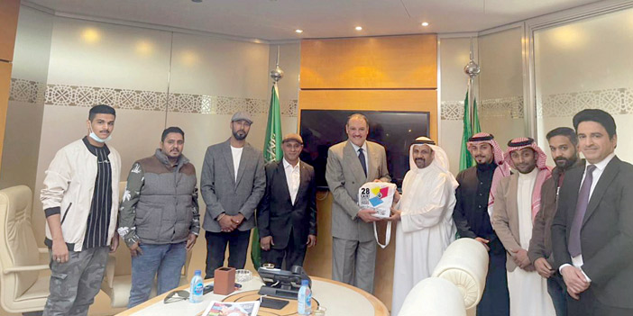 سفير المملكة في القاهرة يحتفي بالوفد السعودي 