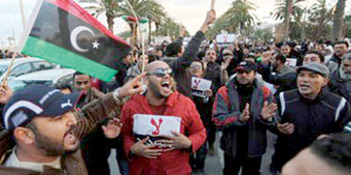 احتجاجات في ليبيا تطالب بتحديد موعد الانتخابات 