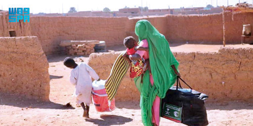  توزيع المساعدات للمتضررين في السودان