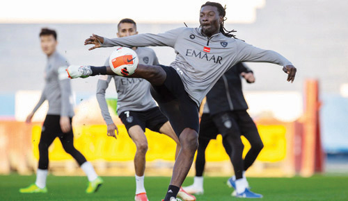  من مران الهلال أمس