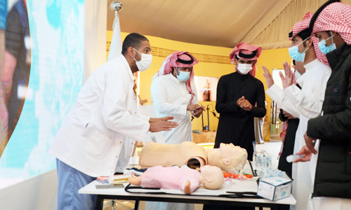 الخدمات الطبية بالداخلية تشارك في مهرجان الملك عبدالعزيز للإبل 