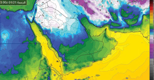 بعد موجة الأمطار.. ليالٍ قارسة البرودة تنتظر الرياض 