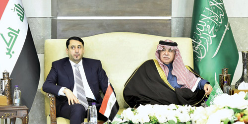 جانب من انطلاق ملتقى الأعمال السعودي-العراقي بالرياض أمس
