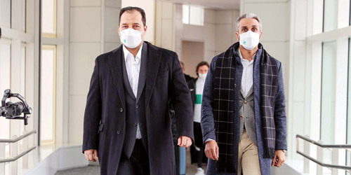  جانب من وصول بعثة الأخضر إلى مطار هانيدا باليابان