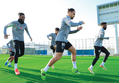  من مران الهلال أمس