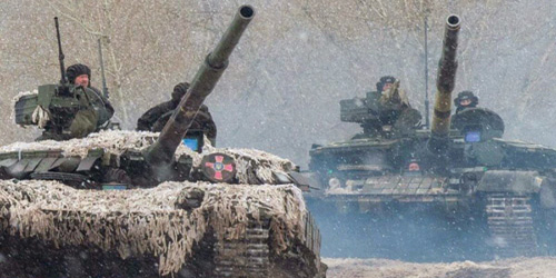  طلائع الجيش الروسي أثناء دخولها أوكرانيا