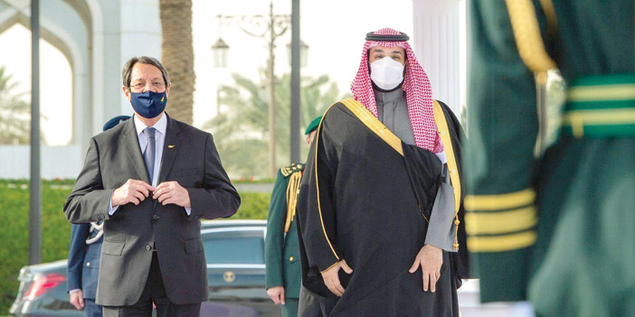 خلال بيان مشترك في ختام الزيارة الرسمية التي قام بها رئيس جمهورية قبرص للمملكة: 