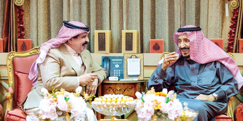 خلال بيان مشترك لزيارة ملك البحرين إلى المملكة 