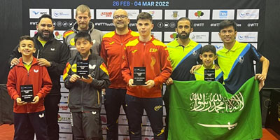 موهبة الفتح لكرة الطاولة يحقق فضية في بطولة الاتحاد الدولي (ITTF) 