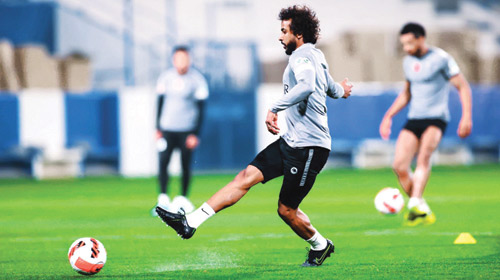  من مران الهلال أمس