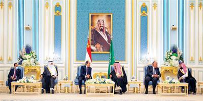 تأكيد سعودي - مصري على تنسيق المواقف لتعزيز الأمن بالمنطقة 