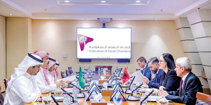  لقاء الوفد الألباني بمجلس الغرف