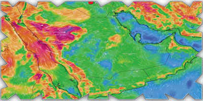 انخفاض في درجات الحرارة بدءاً من اليوم 