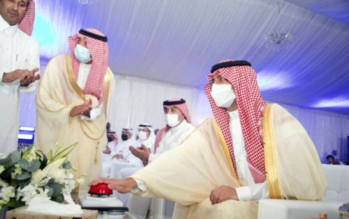 الأمير سعود بن جلوي يضع حجر الأساس لمشروع شركة تنمية التجارة والصادرات بميناء جدة 
