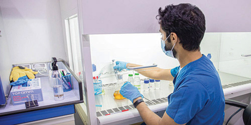  من فحص مياه زمزم