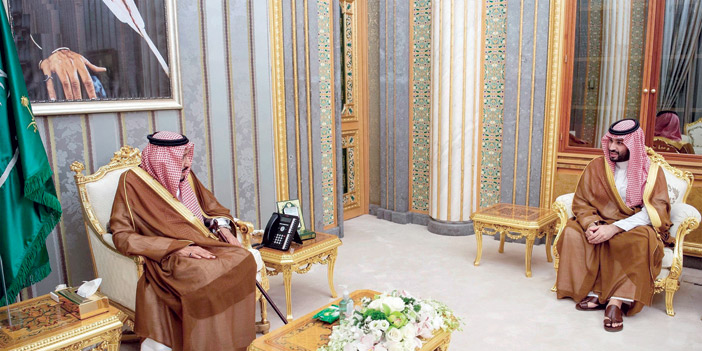 استقبلهم بحضور ولي العهد وحرصهم على تحقيق التطلعات المنشودة والتنمية الشاملة 