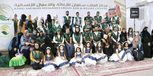 مركز الملك سلمان للإغاثة يختتم البرنامج التطوعي الثامن والتاسع في الأردن 