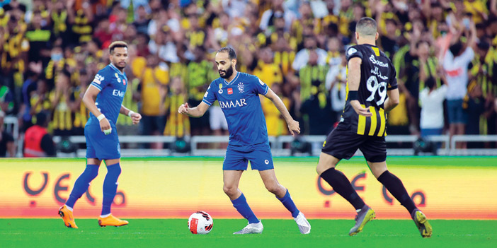  لقطة من لقاء الاتحاد والهلال