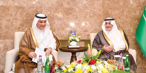  سموه خلال الاستقبال