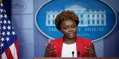 المتحدثة الرسمية باسم البيت الأبيض كارين جان بيير