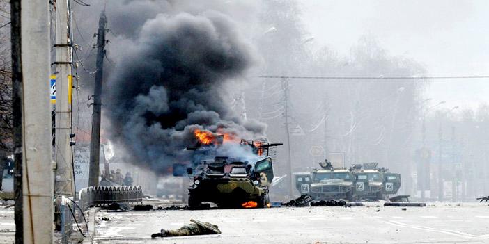 موسكو تقصف أهدافاً في كييف 