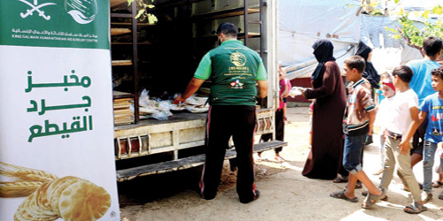 مركز الملك سلمان للإغاثة يواصل تنفيذ مشروع مخبز الأمل الخيري في لبنان 