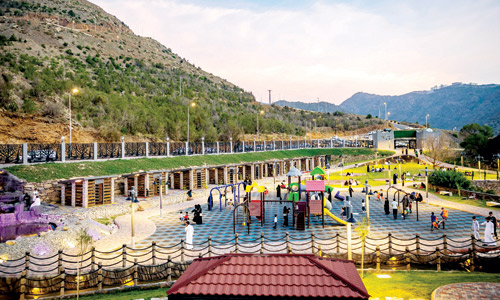 منتزه الشلال.. واجهة جذب جديدة لزوار وأهالي الباحة 