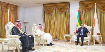 المملكة وموريتانيا تبحثان تعزيز العلاقات المشتركة والقضايا الإقليمية 
